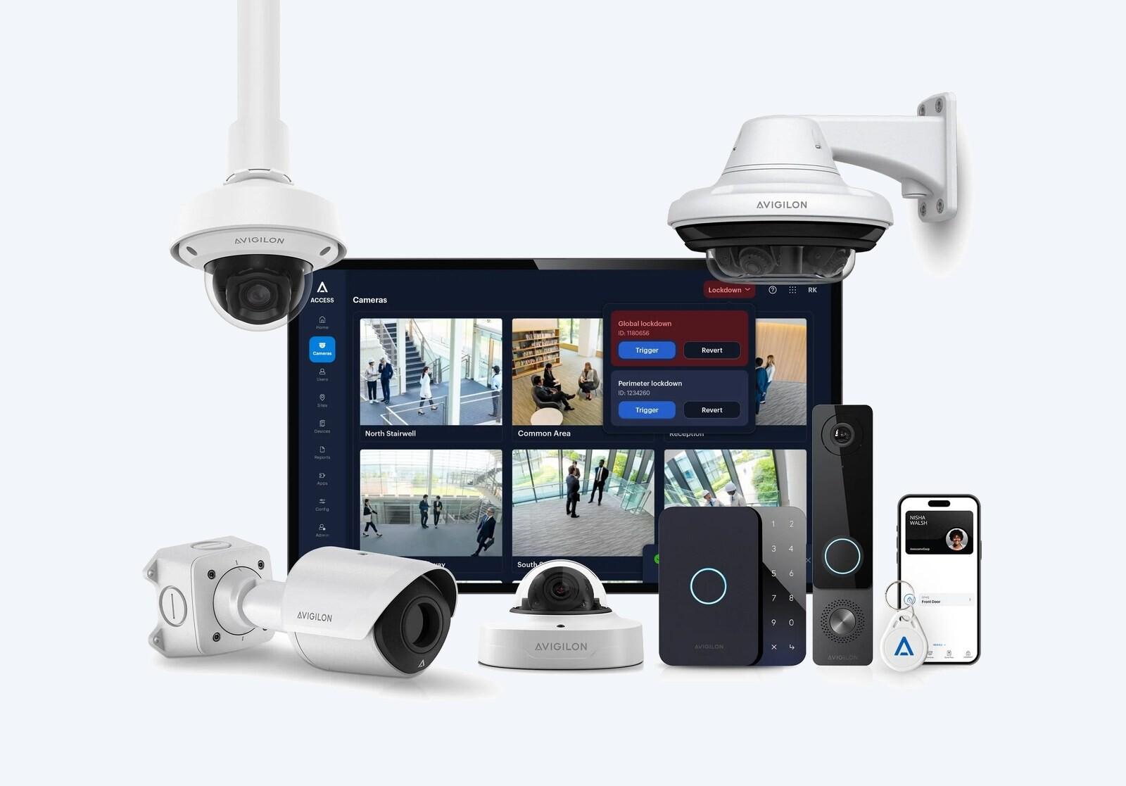 Avigilon Alta-camera’s, toegangslezers en intercoms